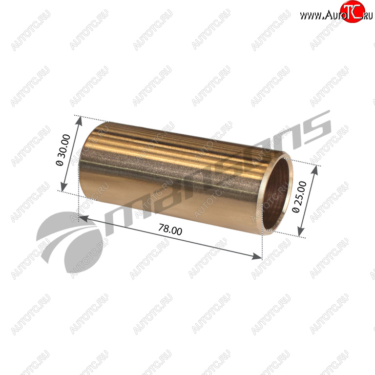 399 р. Втулка MAN M90 рессоры передней (25х30х78) MANSONS MANSONS m78-3025  с доставкой в г. Пермь