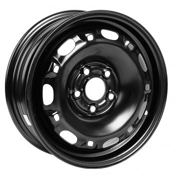 3 299 р. Диск колесный VW Polo sedan SKODA Rapid R14 черный ASTERRO magnetto 14016 5х100 et35 d-57,1  с доставкой в г. Пермь. Увеличить фотографию 1