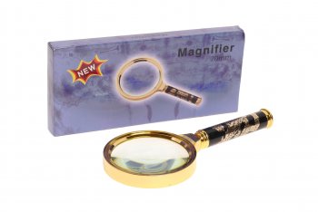 241 р. Лупа 70мм металлическая оправа MAGNIFER MAGNIFER magnifer  с доставкой в г. Пермь. Увеличить фотографию 1
