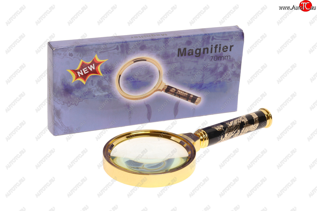 241 р. Лупа 70мм металлическая оправа MAGNIFER MAGNIFER magnifer  с доставкой в г. Пермь