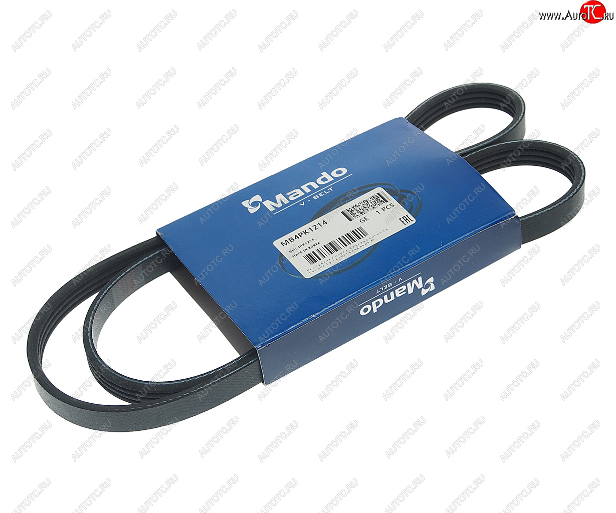 213 р. Ремень приводной поликлиновой 4PK1214 MANDO MANDO mb4pk1214  с доставкой в г. Пермь