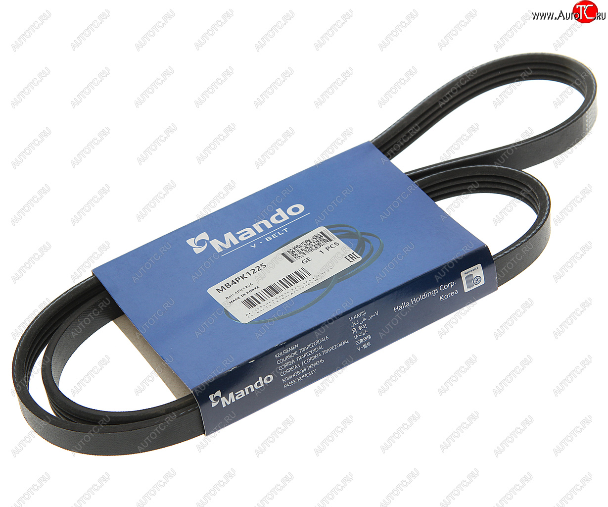 172 р. Ремень приводной поликлиновой 4PK1225 MANDO MANDO mb4pk1225  с доставкой в г. Пермь