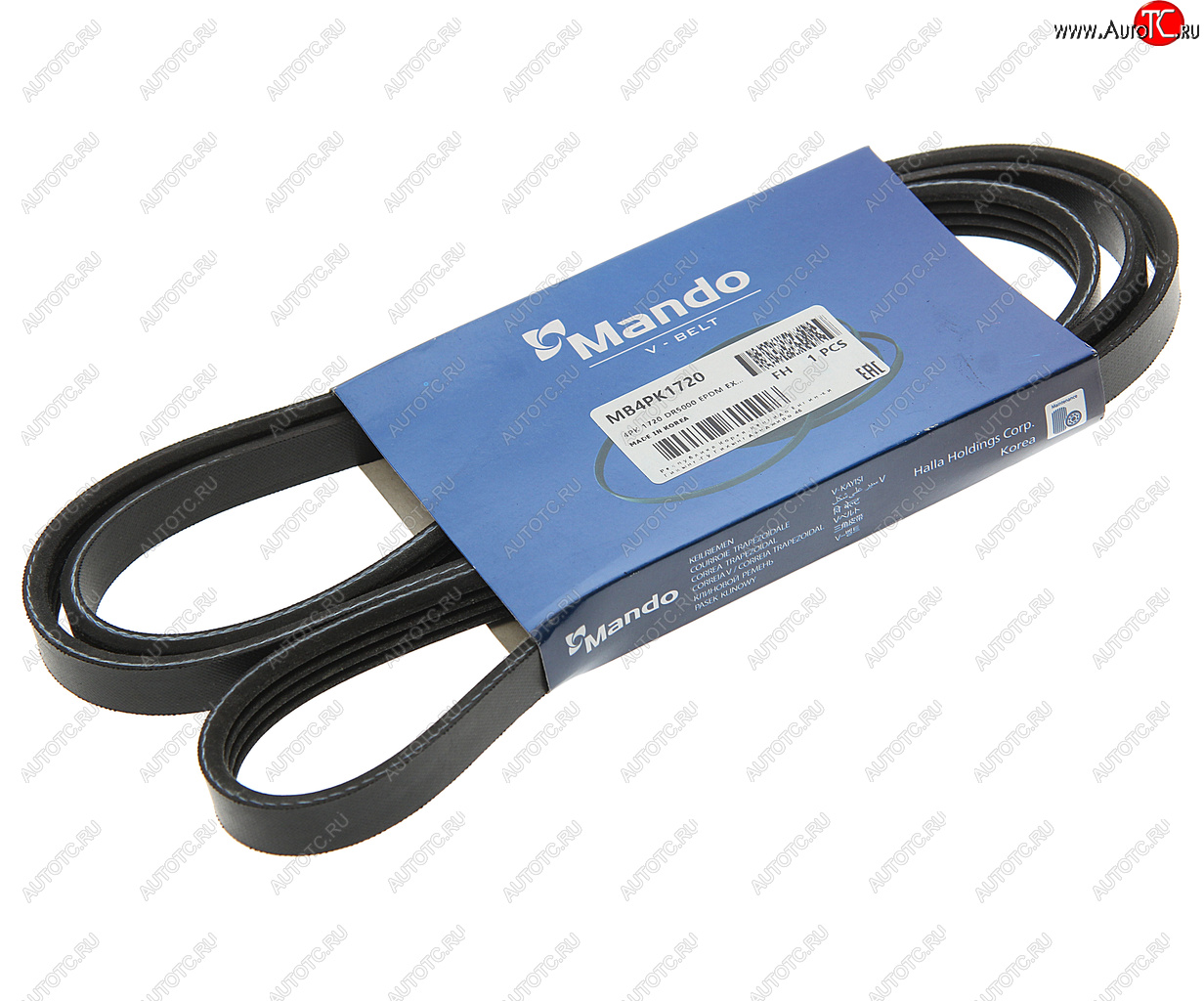246 р. Ремень приводной поликлиновой 4PK1720 MANDO MANDO mb4pk1720 MANDO mb4pk1720  с доставкой в г. Пермь