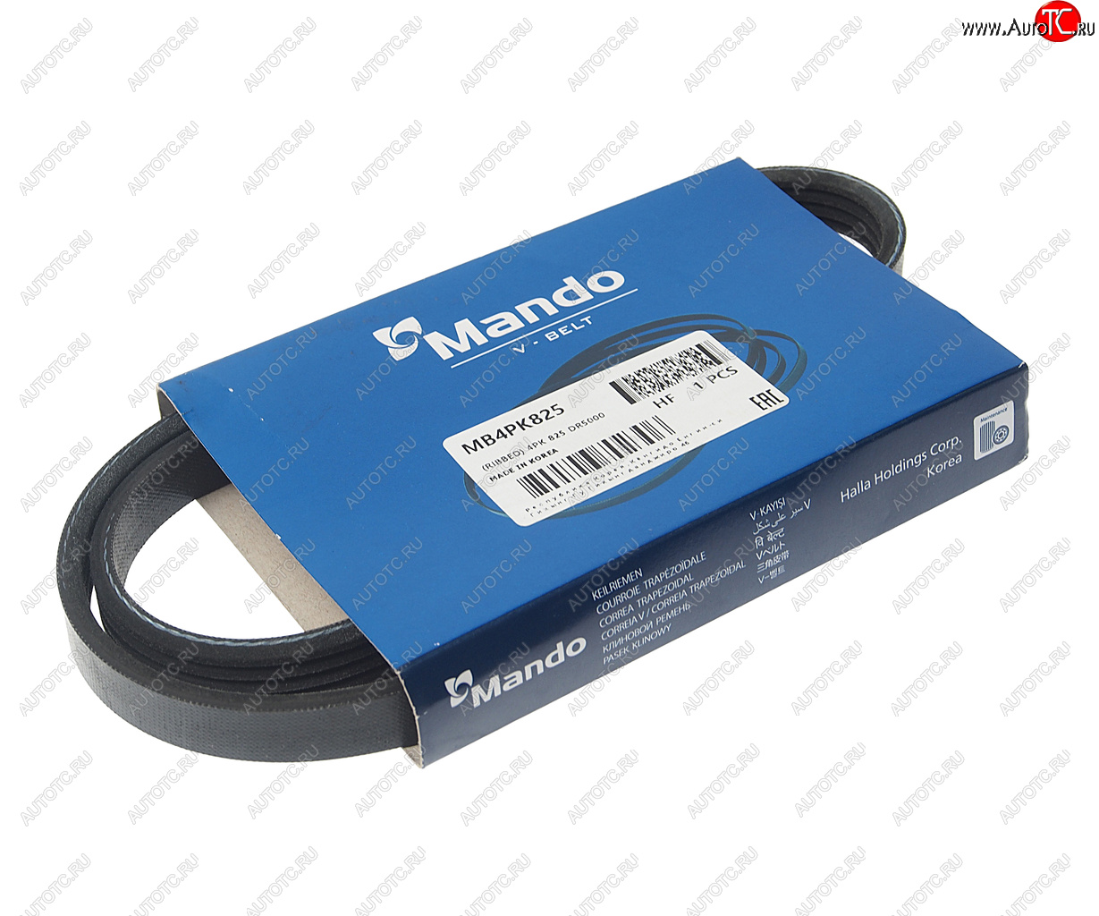 349 р. Ремень приводной поликлиновой 4PK825 MANDO MANDO mb4pk825  с доставкой в г. Пермь