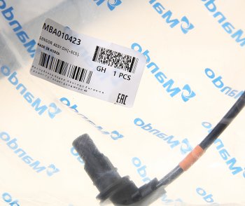 1 259 р. Датчик АБС HYUNDAI Genesis (14-) (ECS) колеса заднего левого MANDO MANDO mba010423  с доставкой в г. Пермь. Увеличить фотографию 2