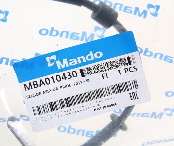 1 229 р. Датчик АБС KIA Rio (11-) колеса заднего правого MANDO MANDO mba010430  с доставкой в г. Пермь. Увеличить фотографию 2