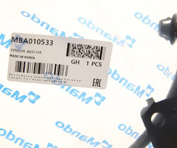 839 р. Датчик АБС HYUNDAI Porter 2 (16-) (4WD) колеса заднего левого MANDO MANDO mba010533  с доставкой в г. Пермь. Увеличить фотографию 2