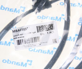 1 149 р. Датчик АБС KIA Bongo 3 (15-) (2.5-A2) (2WD) колеса заднего правого MANDO MANDO mba010555 MANDO mba010555  с доставкой в г. Пермь. Увеличить фотографию 2