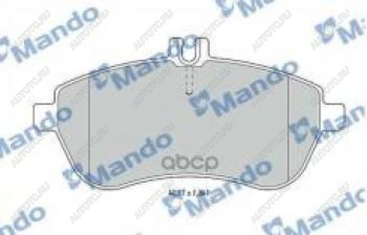 2 899 р. Колодки тормозные передние (4шт.) MANDO  Mercedes-Benz E-Class  W211 (2002-2009) дорестайлинг седан, рестайлинг седан  с доставкой в г. Пермь