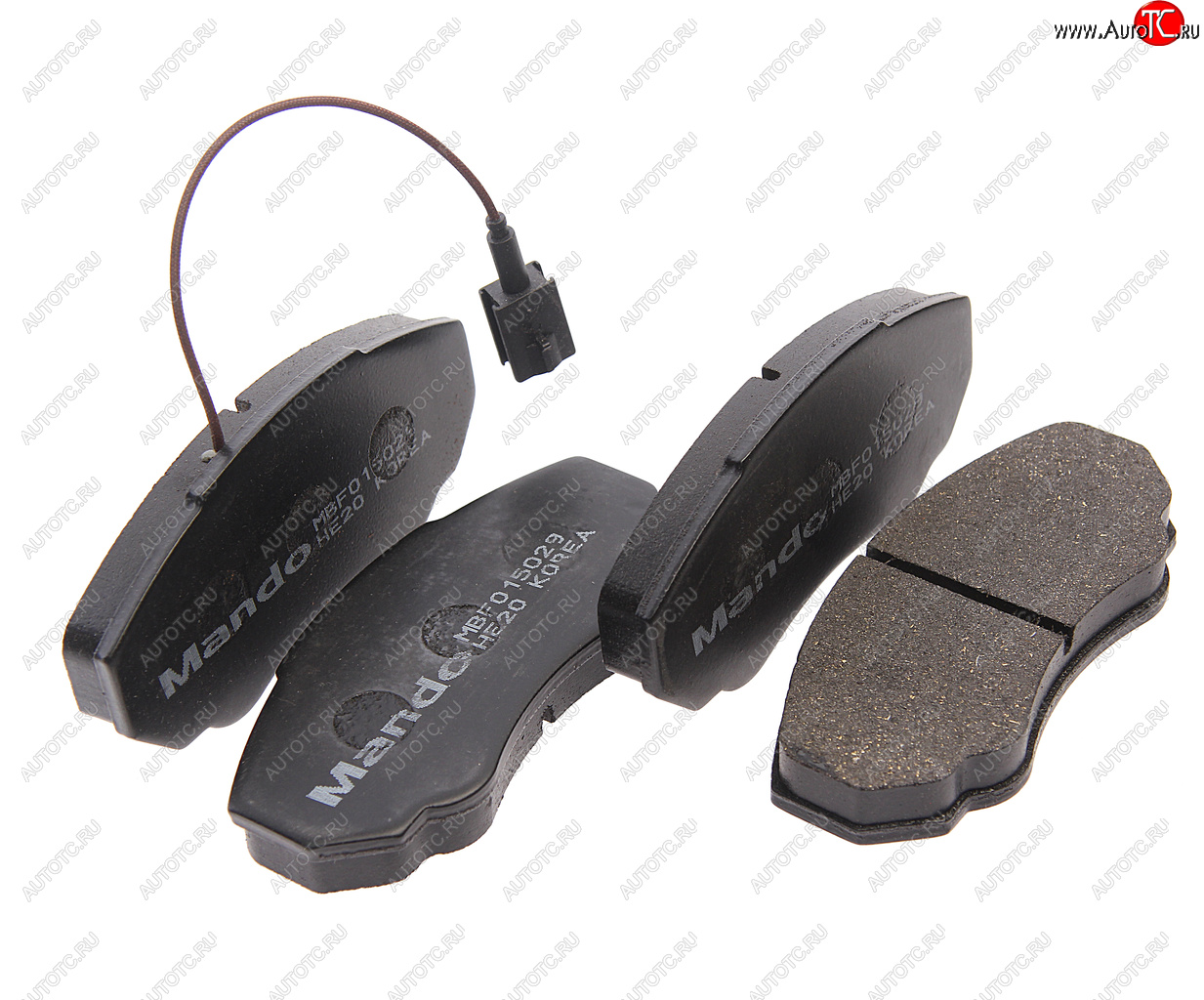 2 379 р. Колодки тормозные передние (4шт.) MANDO CITROEN Jumper 230 (1994-2002)  с доставкой в г. Пермь