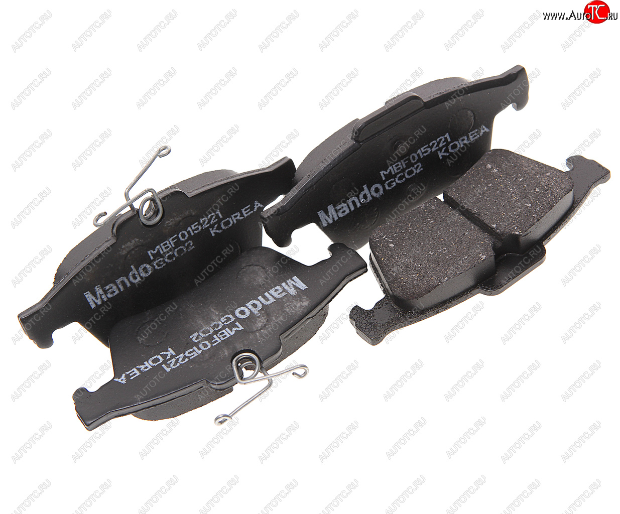 1 499 р. Колодки тормозные задние MANDO Ford Focus 2 универсал рестайлинг (2007-2011)  с доставкой в г. Пермь
