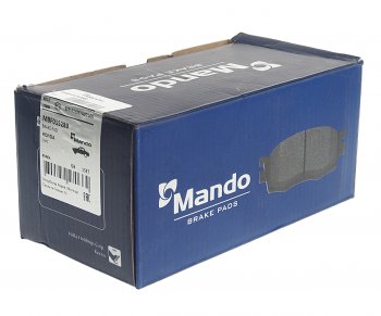 1 639 р. Колодки тормозные HONDA Accord (08-13),Civic (12-) передние (4шт.) MANDO MANDO mbf015289 MANDO mbf015289  с доставкой в г. Пермь. Увеличить фотографию 2