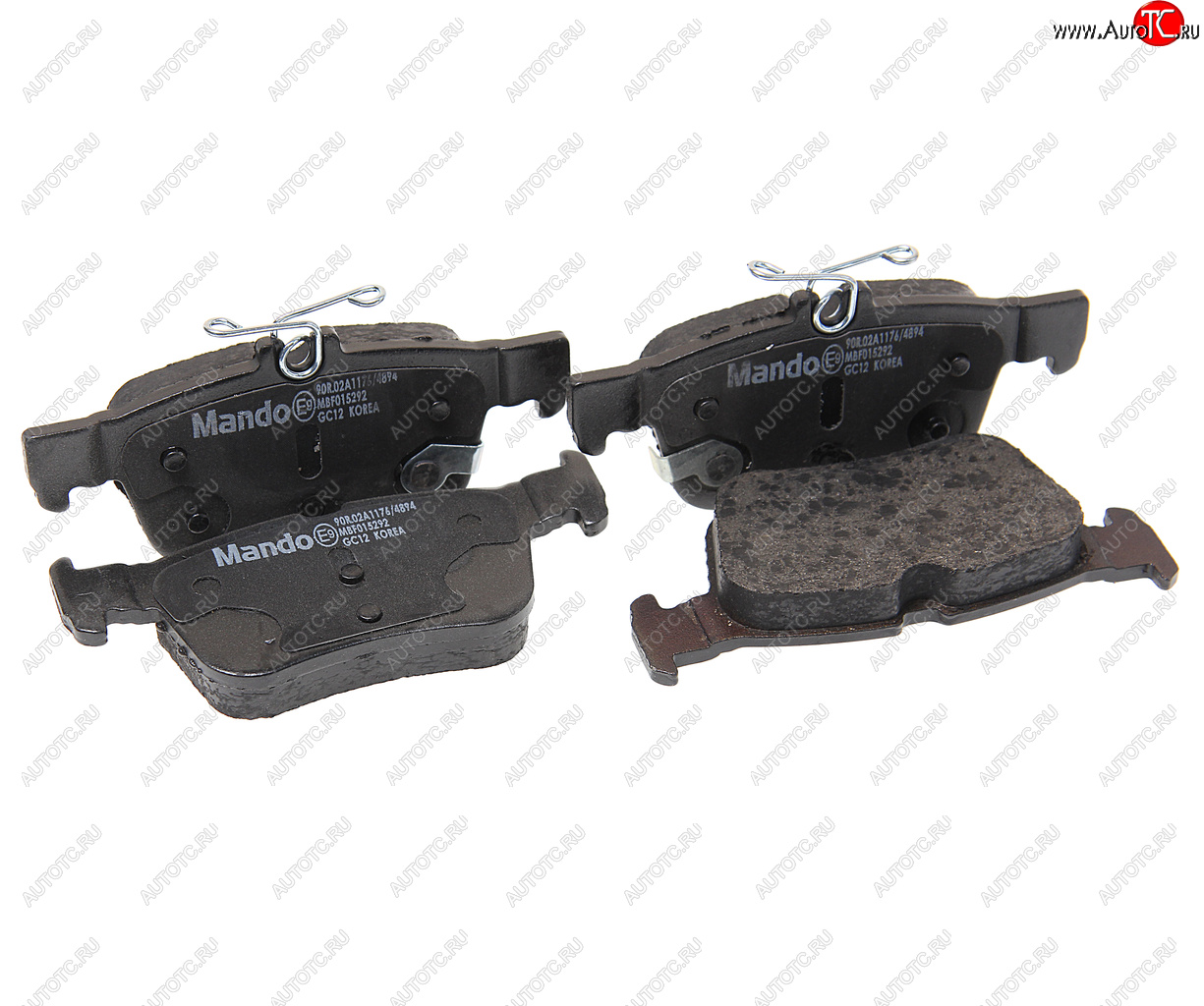 1 499 р. Колодки тормозные FORD Mondeo (15-) задние (4шт.) MANDO MANDO mbf015292  с доставкой в г. Пермь