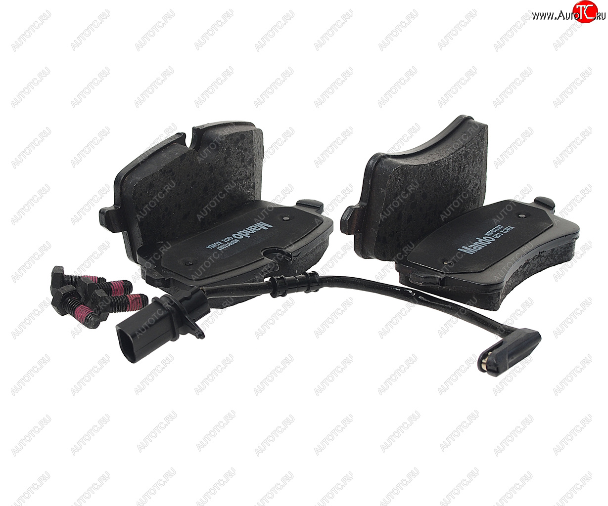 1 899 р. Колодки тормозные AUDI A6 (15-) задние (4шт.) MANDO MANDO mbf015387  с доставкой в г. Пермь