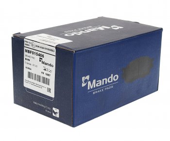 3 479 р. Колодки тормозные BMW 5 (E39) (2.02.33.5) передние (4шт.) MANDO MANDO mbf015406  с доставкой в г. Пермь. Увеличить фотографию 2