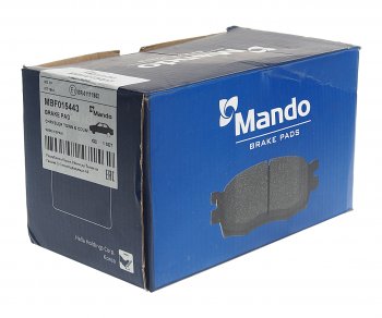 4 089 р. Колодки тормозные CHRYSLER Voyager 3 DODGE Caravan передние (4шт.) MANDO MANDO mbf015443 MANDO mbf015443  с доставкой в г. Пермь. Увеличить фотографию 2