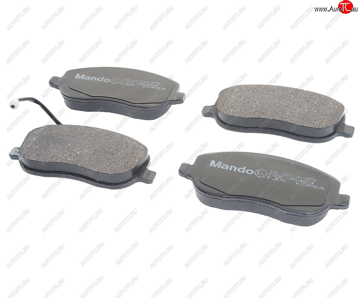 1 499 р. Колодки тормозные PEUGEOT CITROEN передние (4шт.) MANDO MANDO mbf015464 MANDO mbf015464  с доставкой в г. Пермь