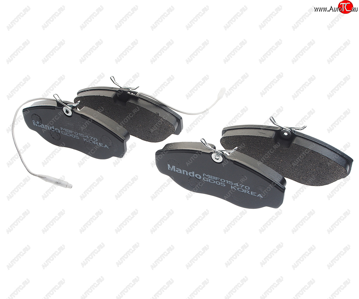 2 099 р. Колодки тормозные PEUGEOT Partner CITROEN Berlingo передние (4шт.) MANDO MANDO mbf015470 MANDO mbf015470  с доставкой в г. Пермь