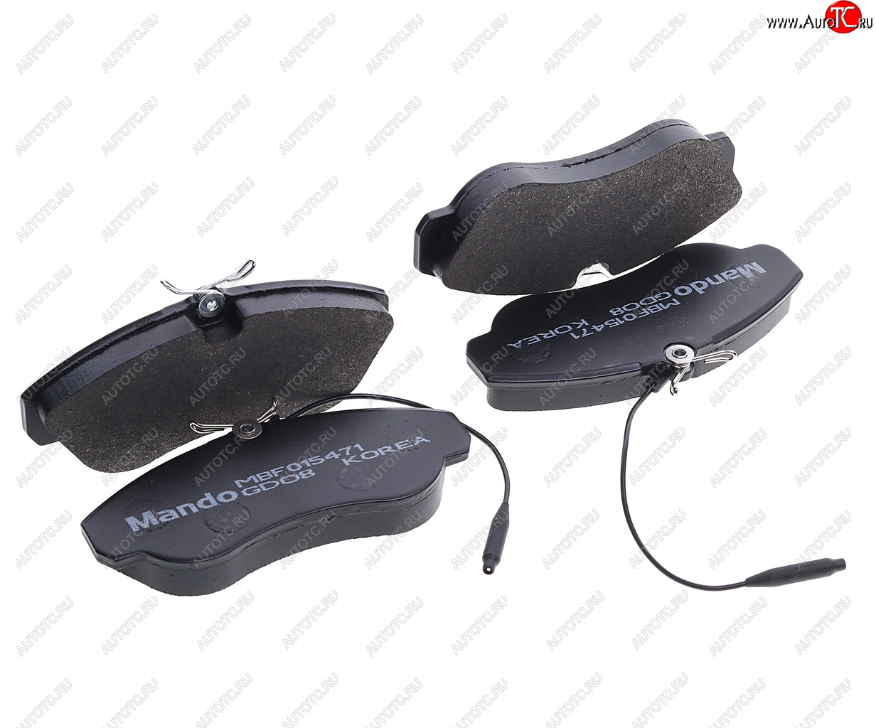 2 679 р. Колодки тормозные PEUGEOT Boxer передние (4шт.) MANDO MANDO mbf015471 MANDO mbf015471  с доставкой в г. Пермь