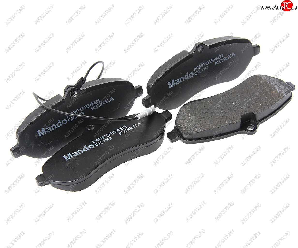 3 199 р. Колодки тормозные передние (4шт.) MANDO Peugeot Expert G9 минивэн дорестайлинг (2007-2013)  с доставкой в г. Пермь
