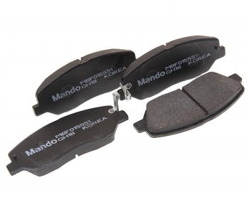 3 379 р. Колодки тормозные HYUNDAI Santa Fe (09-) KIA Sorento (09-) передние (4шт.) MANDO MANDO mbf015551 MANDO mbf015551  с доставкой в г. Пермь. Увеличить фотографию 1