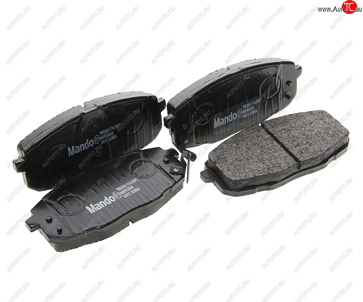 3 699 р. Колодки тормозные HYUNDAI Creta (17-) передние (4шт.) MANDO MANDO mbf015554 MANDO mbf015554  с доставкой в г. Пермь