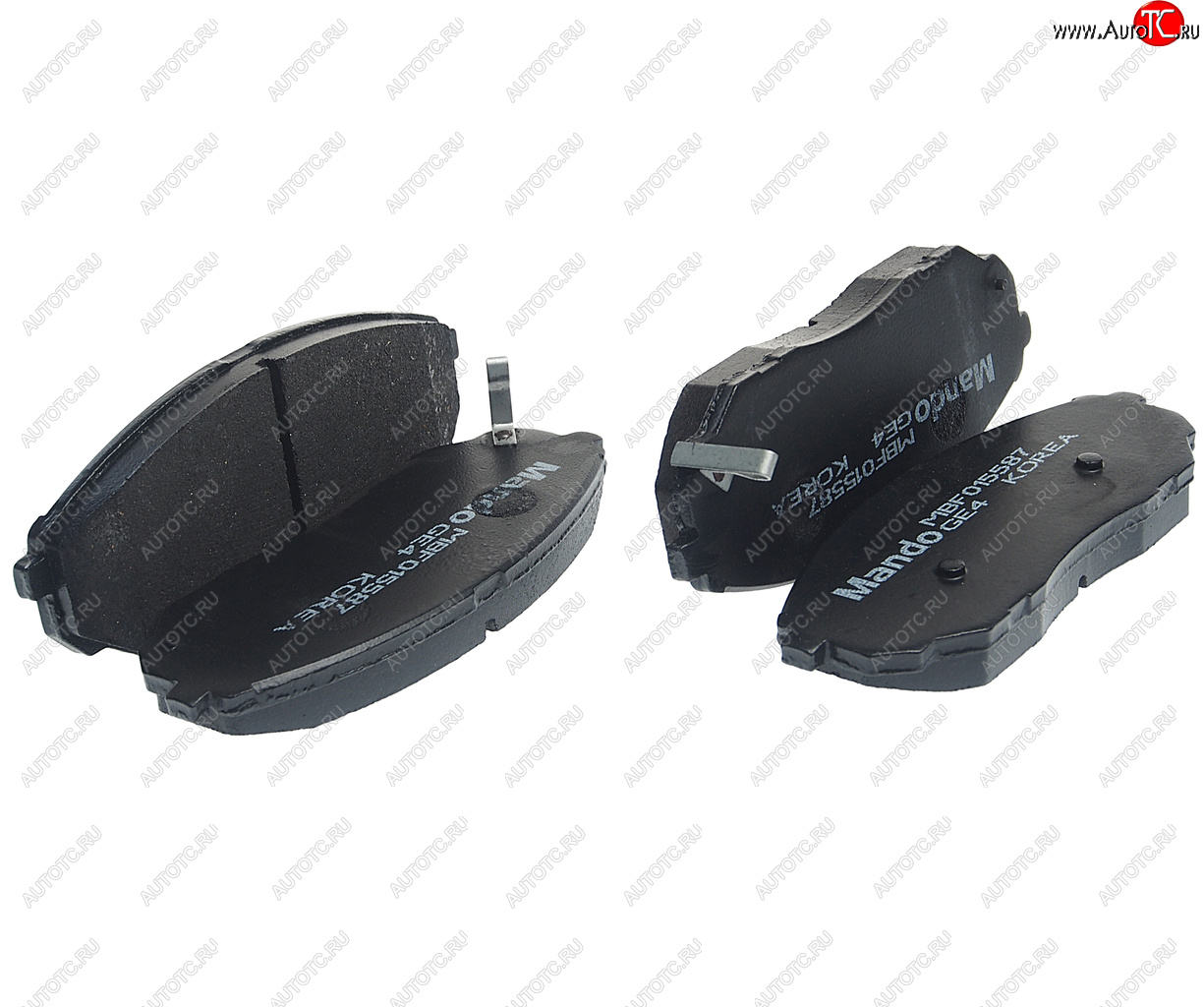 1 799 р. Колодки тормозные HYUNDAI Santa Fe (00-),Trajet (99-) KIA Sorento передние (4шт.) MANDO MANDO mbf015587 MANDO mbf015587  с доставкой в г. Пермь