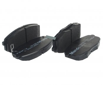 1 079 р. Колодки тормозные KIA Cerato (08-) передние (4шт.) MANDO MANDO mbf015591 MANDO mbf015591  с доставкой в г. Пермь. Увеличить фотографию 1