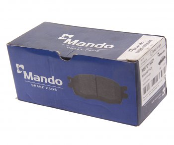 2 399 р. Колодки тормозные передние (4шт.) MANDO Land Rover Discovery 3 L319 (2004-2009)  с доставкой в г. Пермь. Увеличить фотографию 3