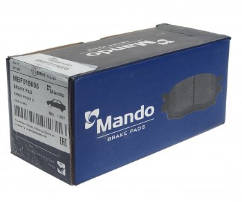 2 099 р. Колодки тормозные LAND ROVER Range Rover Sport (09-) задние (4шт.) MANDO MANDO mbf015605 MANDO mbf015605  с доставкой в г. Пермь. Увеличить фотографию 2
