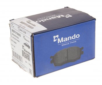 2 999 р. Колодки тормозные MERCEDES C (W202,W203,W209),E (W210) передние (4шт.) MANDO MANDO mbf015669 MANDO mbf015669  с доставкой в г. Пермь. Увеличить фотографию 3