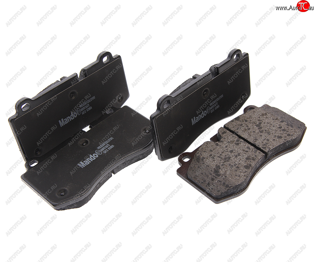 1 879 р. Колодки тормозные MERCEDES W221,211 передние (4шт.) MANDO MANDO mbf015673 MANDO mbf015673  с доставкой в г. Пермь