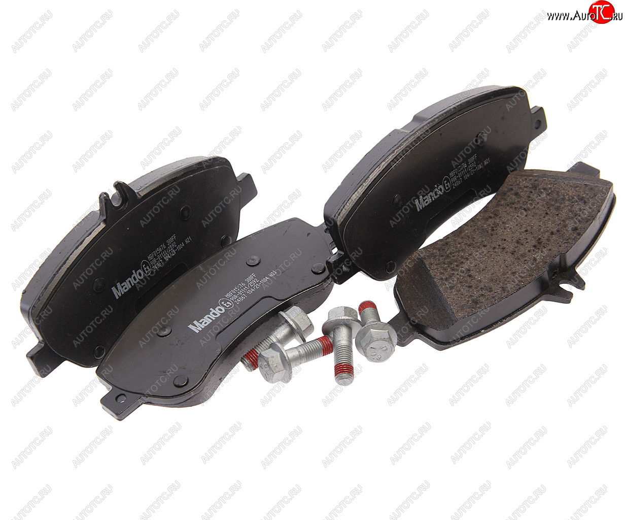4 399 р. Колодки тормозные MERCEDES GLK (X204) передние (4шт.) MANDO MANDO mbf015676 MANDO mbf015676  с доставкой в г. Пермь