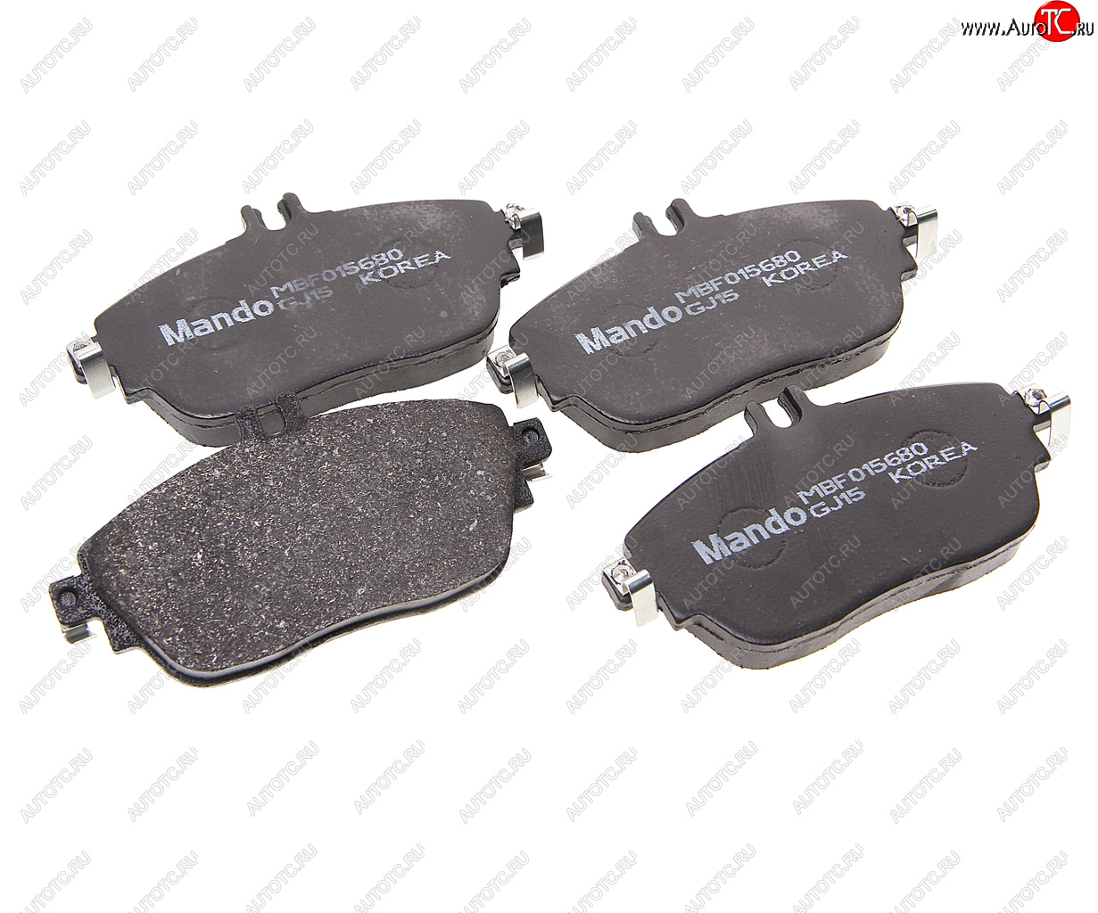 2 499 р. Колодки тормозные MERCEDES A (W176),B (W246),CLA (13-) передние (4шт.) MANDO MANDO mbf015680  с доставкой в г. Пермь