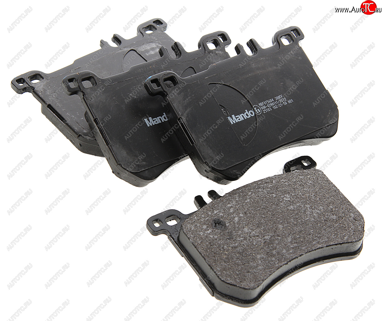 3 069 р. Колодки тормозные MERCEDES S (W222) (13-) передние (4шт.) MANDO MANDO mbf015684 MANDO mbf015684  с доставкой в г. Пермь