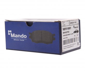 2 499 р. Колодки тормозные MERCEDES Viano,Vito (W447) задние (4шт.) MANDO MANDO mbf015691 MANDO mbf015691  с доставкой в г. Пермь. Увеличить фотографию 3