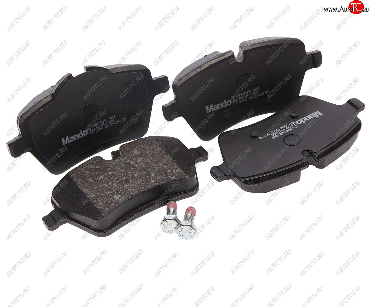3 189 р. Колодки тормозные MINI Cooper S передние (4шт.) MANDO MANDO mbf015698 MANDO mbf015698  с доставкой в г. Пермь