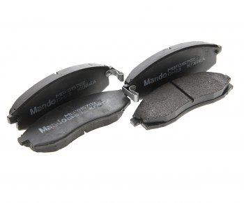 1 429 р. Колодки тормозные MITSUBISHI L200 (97-06) передние (4шт.) MANDO MANDO mbf015702 MANDO mbf015702  с доставкой в г. Пермь. Увеличить фотографию 1
