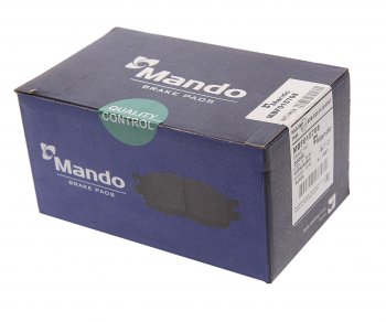 1 449 р. Колодки тормозные MITSUBISHI Outlander (03-),Pajero (00-),Pajero Sport (98-) передние (4шт.) MANDO MANDO mbf015708 MANDO mbf015708  с доставкой в г. Пермь. Увеличить фотографию 3