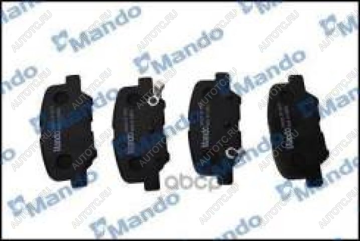 2 249 р. Колодки тормозные задние (4шт.) MANDO Mitsubishi Outlander GN (2021-2025)  с доставкой в г. Пермь