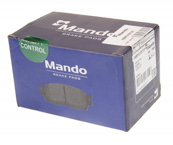 1 559 р. Колодки тормозные NISSAN Primera P12,Tino,Almera (00-) передние (4шт.) MANDO MANDO mbf015737 MANDO mbf015737  с доставкой в г. Пермь. Увеличить фотографию 2