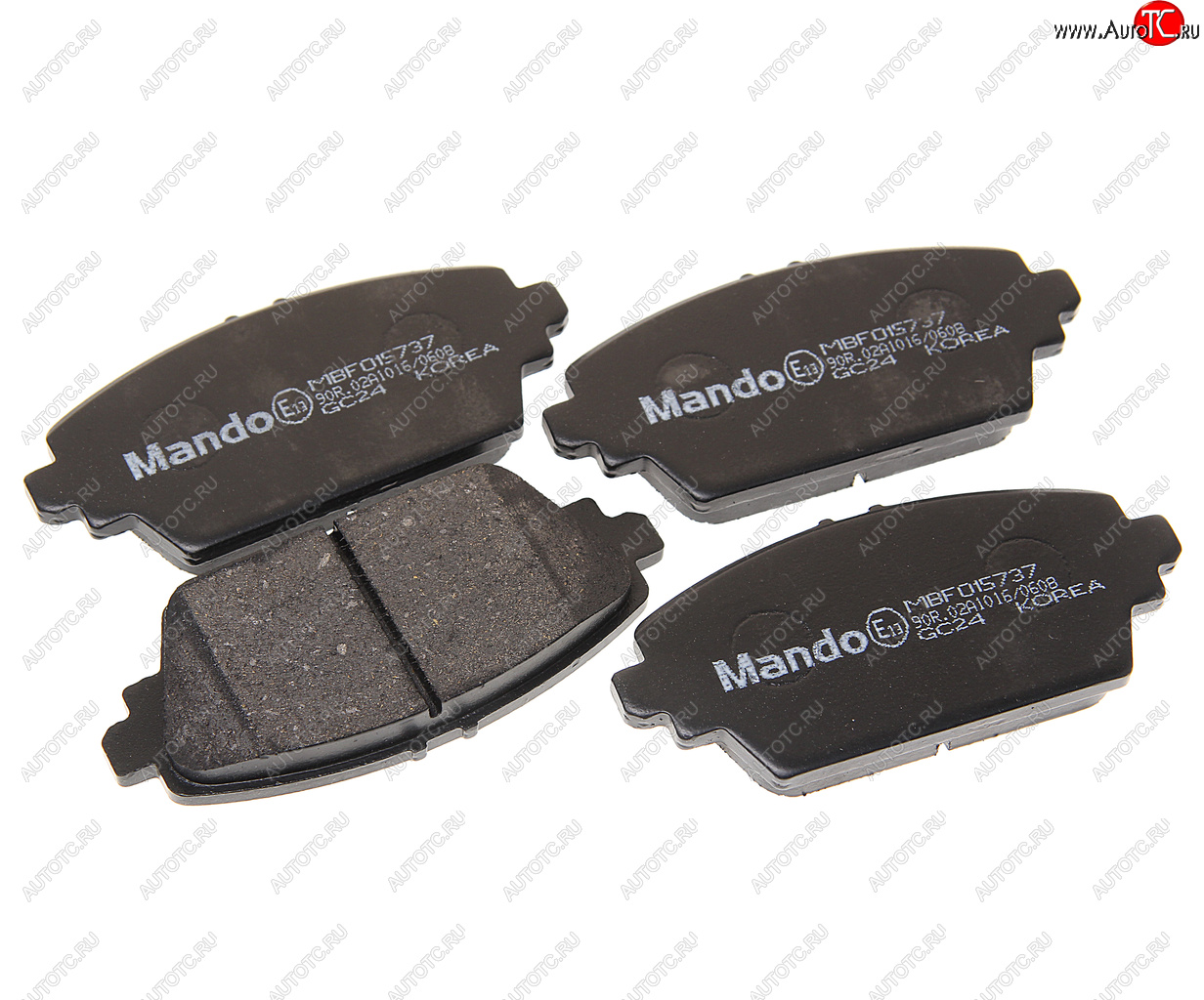 1 559 р. Колодки тормозные NISSAN Primera P12,Tino,Almera (00-) передние (4шт.) MANDO MANDO mbf015737 MANDO mbf015737  с доставкой в г. Пермь