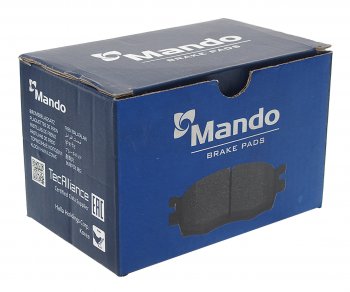 1 399 р. Колодки тормозные OPEL Astra G (98-),Zafira Van (03-05) задние (4шт.) MANDO MANDO mbf015754 MANDO mbf015754  с доставкой в г. Пермь. Увеличить фотографию 2