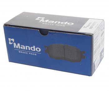 2 799 р. Колодки тормозные PEUGEOT 406 (97-) передние (4шт.) MANDO MANDO mbf015777 MANDO mbf015777  с доставкой в г. Пермь. Увеличить фотографию 3