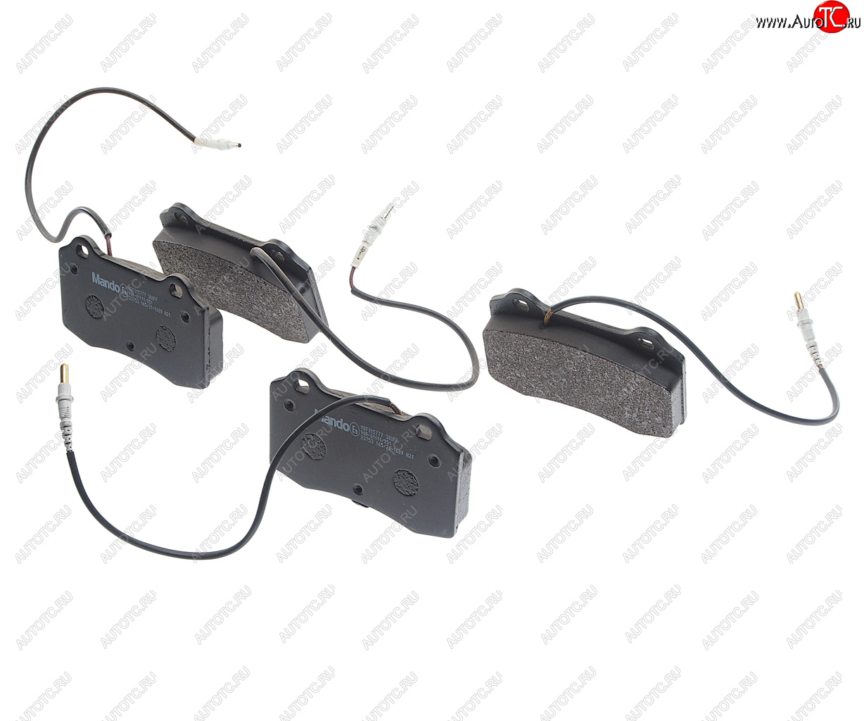 2 799 р. Колодки тормозные PEUGEOT 406 (97-) передние (4шт.) MANDO MANDO mbf015777 MANDO mbf015777  с доставкой в г. Пермь