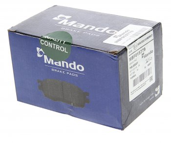 2 099 р. Колодки тормозные PEUGEOT 407,407SW,607 9D,9U (00-) (1.6/3.0) передние (4шт.) MANDO MANDO mbf015779 MANDO mbf015779  с доставкой в г. Пермь. Увеличить фотографию 3