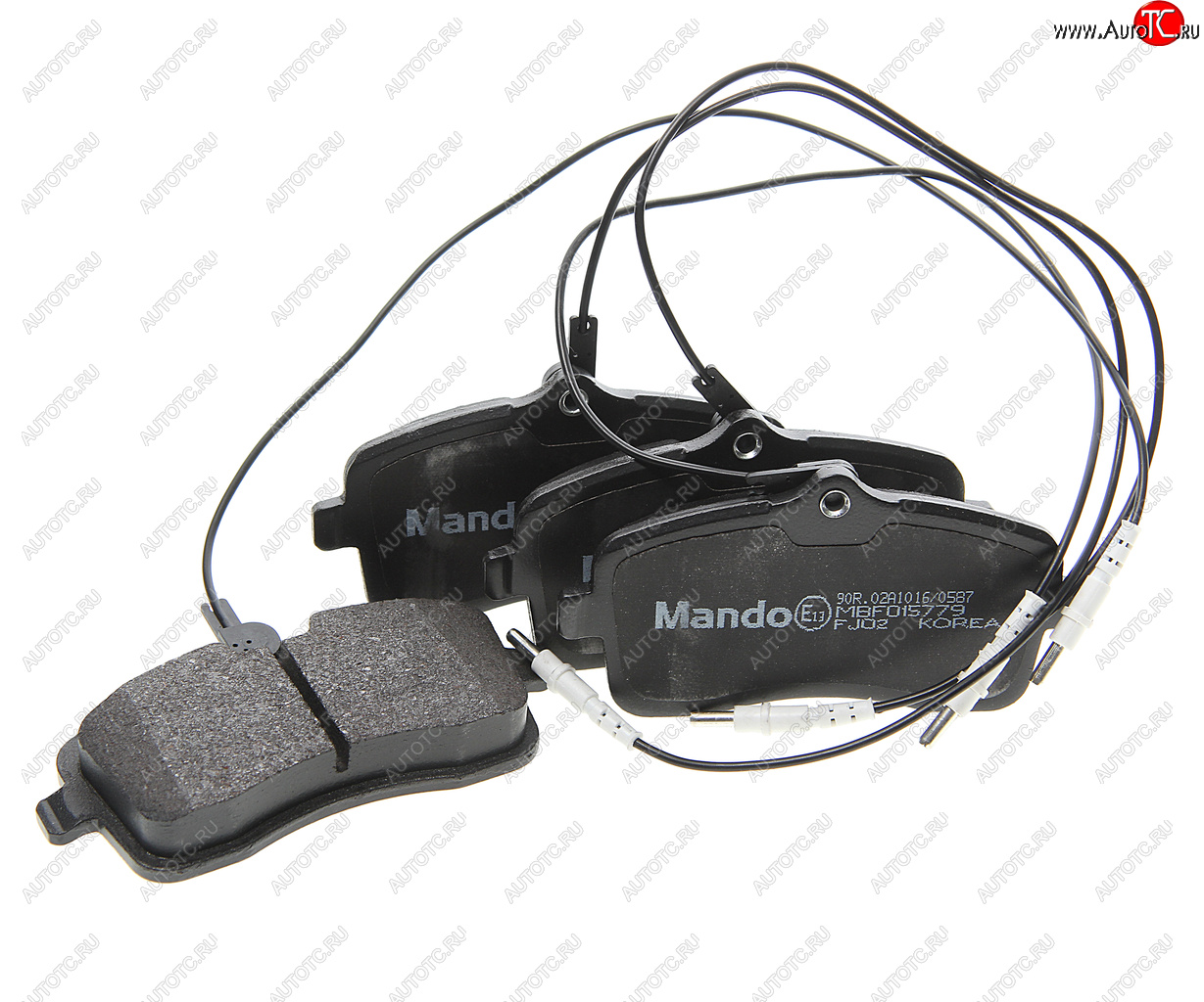 2 099 р. Колодки тормозные PEUGEOT 407,407SW,607 9D,9U (00-) (1.6/3.0) передние (4шт.) MANDO MANDO mbf015779 MANDO mbf015779  с доставкой в г. Пермь