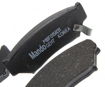 999 р. Колодки тормозные SUZUKI Grand Vitara передние (4шт.) MANDO MANDO mbf015831 MANDO mbf015831  с доставкой в г. Пермь. Увеличить фотографию 2