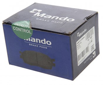 1 429 р. Колодки тормозные TOYOTA Auris (07-) задние (4шт.) MANDO MANDO mbf015884  с доставкой в г. Пермь. Увеличить фотографию 2