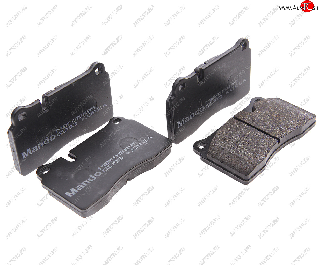 1 999 р. Колодки тормозные VW Touareg (06-) передние (R17) (4шт.) MANDO MANDO mbf015895  с доставкой в г. Пермь
